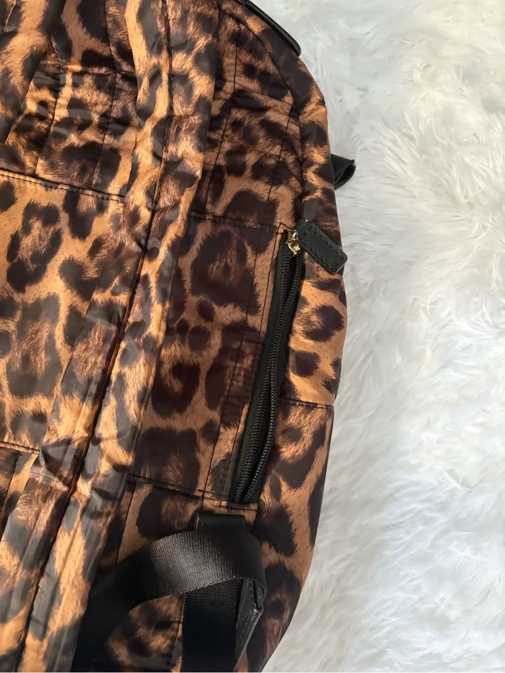 Michael kors Kelsey nylon backpack leopard print
